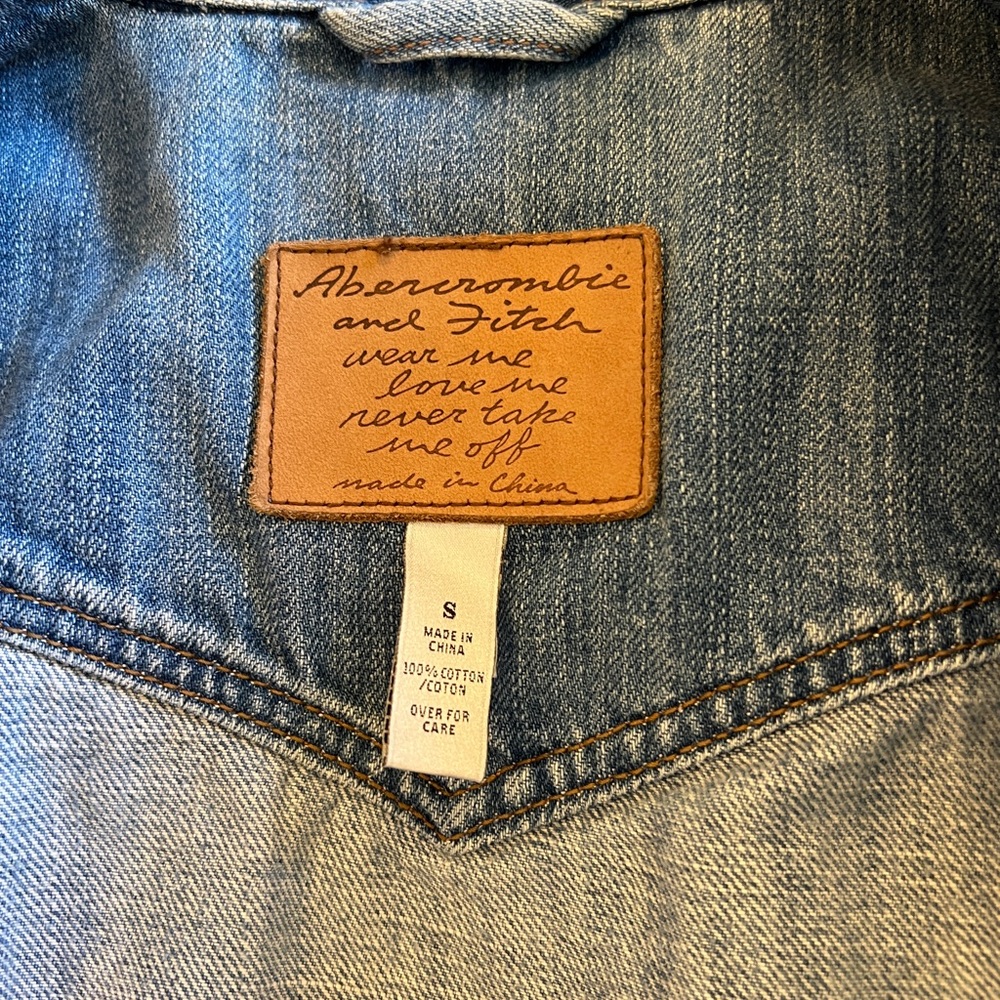 A&F jean jacket - Picture 3 of 3